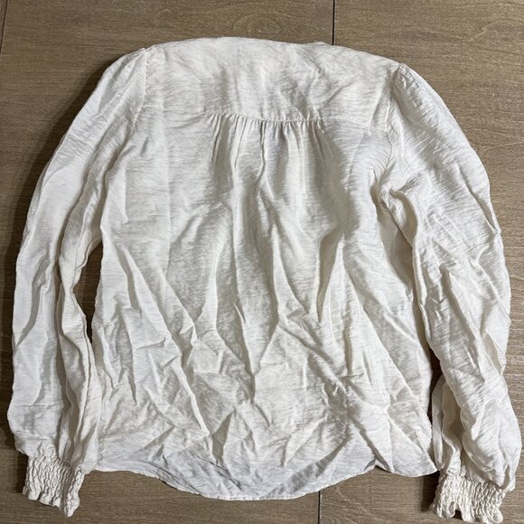 Anthropologie XXS Elegant Cream Long Sleeve Top NWT! - Picture 7 of 16